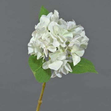 Künstliche Hortensie AMARILDO, weiß-grün, 50cm, Ø16cm