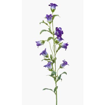 Blume künstlich Glockenblume AIMI, dunkellila-weiß, 90cm, Ø3-5cm