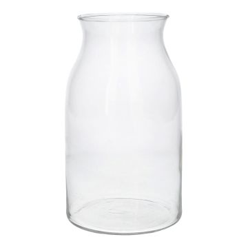 Blumenvase LUNARA aus Glas, klar, 21cm, Ø12cm Blumenvase LUNARA aus Glas, klar, 21cm, Ø12cm