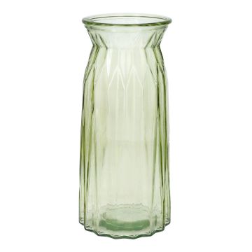 Tischvase RUBIE aus Glas, hellgrün-klar, 20cm, Ø10,8cm Tischvase RUBIE aus Glas, hellgrün-klar, 20cm, Ø10,8cm