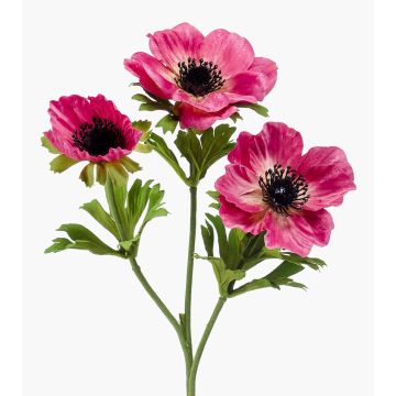 Künstliche Blume Windröschen RUBINA, pink, 55cm, Ø4-10cm