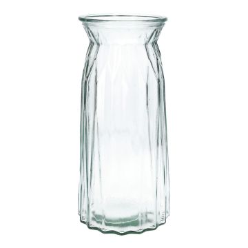 Tischvase RUBIE aus Glas, klar, 24cm, Ø11cm Tischvase RUBIE aus Glas, klar, 24cm, Ø11cm