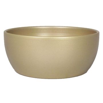 Keramik Schale TEHERAN BRIDGE, gold-matt, 14cm, Ø26cm