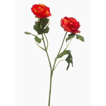 Kunst Ranunkel Blumenzweig FLORANCE, dunkelorange, 45cm Kunst Ranunkel Blumenzweig FLORANCE, dunkelorange, 45cm