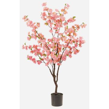 Künstlicher Kirschblüten Baum JANKFUN mit Blüten, Kunststamm, rosa, 135cm