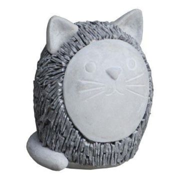 Tierfigur Katze KAILUA aus Zement, outdoor, grau, 20x18x25cm Tierfigur Katze KAILUA aus Zement, outdoor, grau, 20x18x25cm