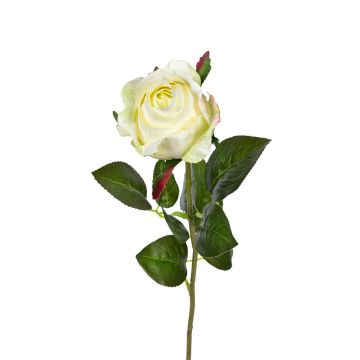 Kunstblume Rose TALIAHNA, weiß, 65cm
