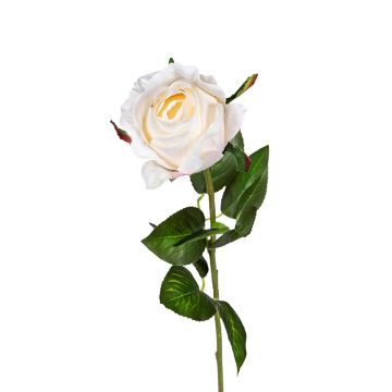 Kunstblume Rose TALIAHNA, creme, 65cm