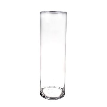 Boden Vase Zylinder SANYA AIR, transparent, 50cm, Ø15cm