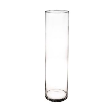 Boden Vase Zylinder SANYA AIR, transparent, 60cm, Ø15cm