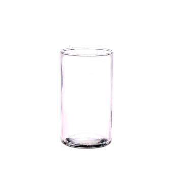 Glas Vase Zylinder SANYA AIR, transparent, 20cm, Ø11,5cm