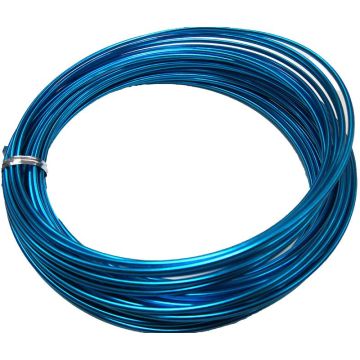 Aludraht TANEA, türkis lackiert, 12m, Ø2mm