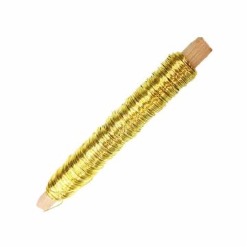 Starker Deko-Lackdraht ZELMA, gold, 100g, 50m, Ø0,5mm