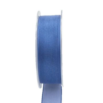 Organza-Band OSNA, dunkelblau, 50m, 10mm