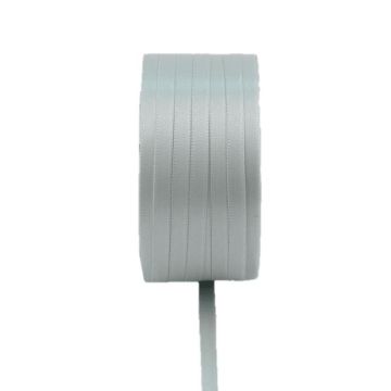 Doppelsatinband VIPKE, hellgrau, 50m, 6mm