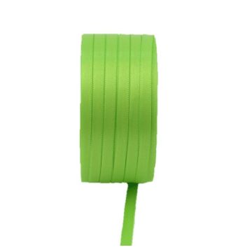 Doppelsatinband VIPKE, apfelgrün, 50m, 6mm Doppelsatinband VIPKE, apfelgrün, 50m, 6mm