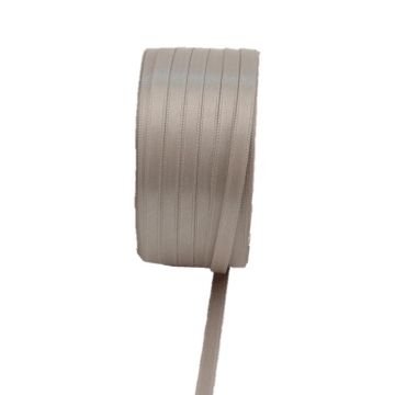 Doppelsatinband VIPKE, taupe, 50m, 6mm Doppelsatinband VIPKE, taupe, 50m, 6mm
