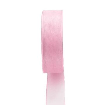 Organza-Band OSNA, rosa, 25m, 25mm Organza-Band OSNA, rosa, 25m, 25mm
