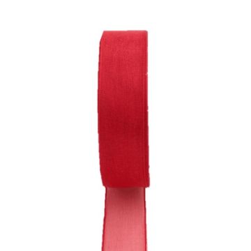 Organza-Band OSNA, rot, 50m, 10mm Organza-Band OSNA, rot, 50m, 10mm