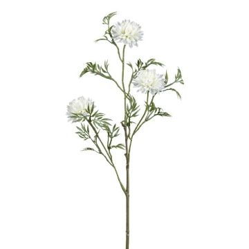 Kunstblumen Zweig Chrysantheme FALTON, weiß, 55cm