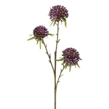 Künstlicher Zweig Allium GLORF, violett, 60cm
