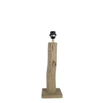 Lampenfuß Eukalyptus Holzstamm GAMURO, natur, 10x10x40cm Lampenfuß Eukalyptus Holzstamm GAMURO, natur, 10x10x40cm