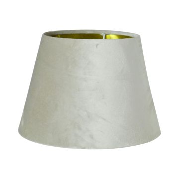 Samt Lampenschirm KURANO, champagner-gold, 21cm, Ø30cm Samt Lampenschirm KURANO, champagner-gold, 21cm, Ø30cm