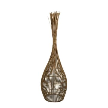 Rattan Stehlampe VARULO, natur, 32x32x90cm Rattan Stehlampe VARULO, natur, 32x32x90cm