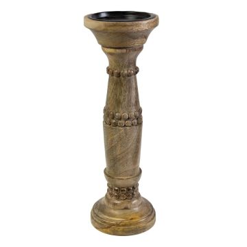Mangoholz Kerzenleuchter BRANTLEY, braun, 30cm, Ø7,5cm Mangoholz Kerzenleuchter BRANTLEY, braun, 30cm, Ø7,5cm