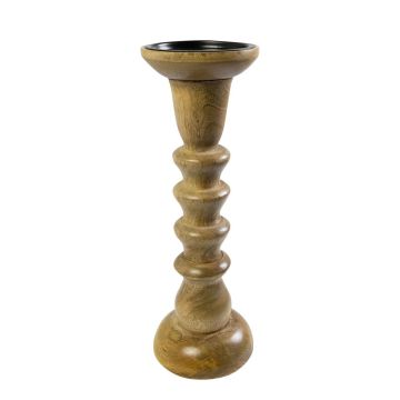 Kerzenständer COSTANTINO aus Mangoholz, braun, 30cm, Ø10cm Kerzenständer COSTANTINO aus Mangoholz, braun, 30cm, Ø10cm