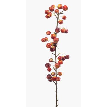Kunstzweig Zierapfel KELZAR mit Früchten, rot, 85cm