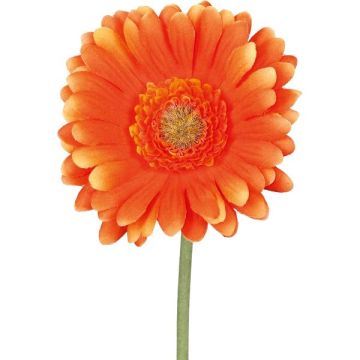 Kunstblume Gerbera TUNZA, orange, 50cm