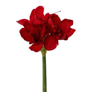 Kunstblume Amaryllis WELBA, rot, 65cm