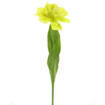 Kunstblume Papageientulpe EVYRA, gelb, 65cm