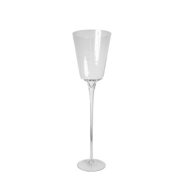 Großes Stielglas mit Fuß BENEDICK, klar, 100cm, Ø29cm