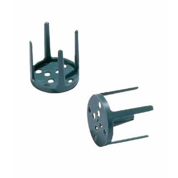 Gesteckhalter SIMAR zur Befestigung von Steckschaum Gestecken, auf glatten Oberflächen, 100 Stück, grün, 3cm, Ø3cm