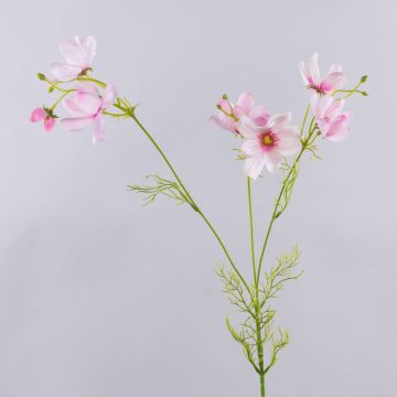 Künstlicher Zweig Schmuckkörbchen HISSAN, hellrosa, 75cm