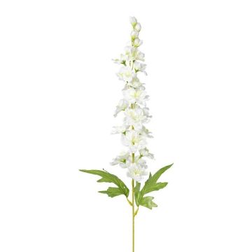 Plastikblume Rittersporn VALENRA, weiß, 80cm, Ø8cm