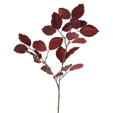 Samtiger Buche Zweig GALFHY, burgunderrot, 70cm