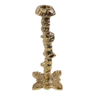 Aluminium Kerzenständer FREDERIKE für Stabkerzen, gold, 20cm, Ø7cm Aluminium Kerzenständer FREDERIKE für Stabkerzen, gold, 20cm, Ø7cm