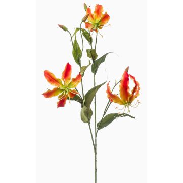 Kunstzweig Gloriosa TROFEL, orange-gelb, 90cm Kunstzweig Gloriosa TROFEL, orange-gelb, 90cm