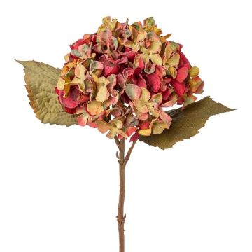 Deko Blume Hortensie TESSENCE, grün-rot, 45cm Deko Blume Hortensie TESSENCE, grün-rot, 45cm