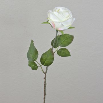 Künstliche Rose FINAKAS, creme-weiß, 65cm, Ø9cm Künstliche Rose FINAKAS, creme-weiß, 65cm, Ø9cm