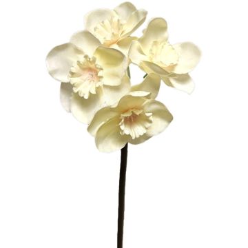 Kunstblume Narzisse SEPUNY, creme-gelb, 40cm, Ø6cm