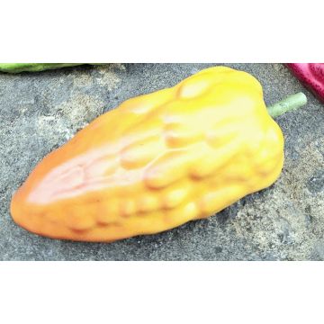 Künstliches Obst Kakaofrucht FORDIHAN, orange-gelb, 13cm Künstliches Obst Kakaofrucht FORDIHAN, orange-gelb, 13cm