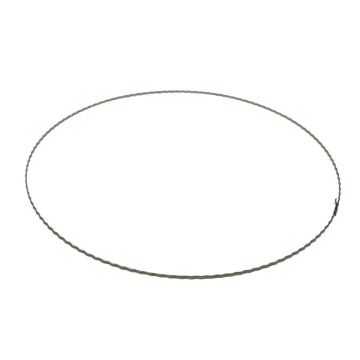 OASIS® Drahtring aus gewelltem Flachdraht, grau, Ø30cm