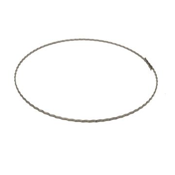OASIS® Drahtring aus gewelltem Flachdraht, grau, Ø15cm OASIS® Drahtring aus gewelltem Flachdraht, grau, Ø15cm