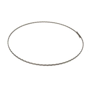 OASIS® Drahtring aus gewelltem Flachdraht, grau, Ø18cm