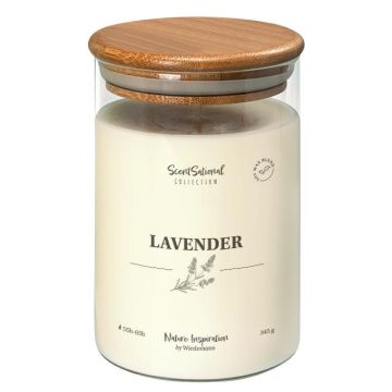 Duftkerze FERDINANDINE im Glas, Sojawachsmischung, Lavender, elfenbein, 12,5cm, Ø8cm, 55h - Made in Germany Duftkerze FERDINANDINE im Glas, Sojawachsmischung, Lavender, elfenbein, 12,5cm, Ø8cm, 55h - Made in Germany