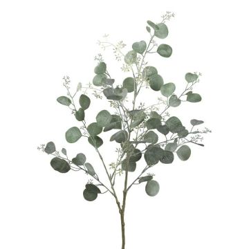 Deko Zweig Eukalyptus VROSTI mit Blüten, grau-grün, 85cm Deko Zweig Eukalyptus VROSTI mit Blüten, grau-grün, 85cm